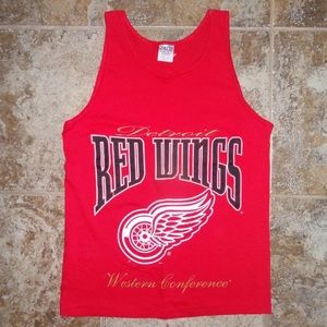 Vtg Detroit Red Wings NHL Tank Top
